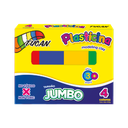 Plasticina Jumbo 4 Colores